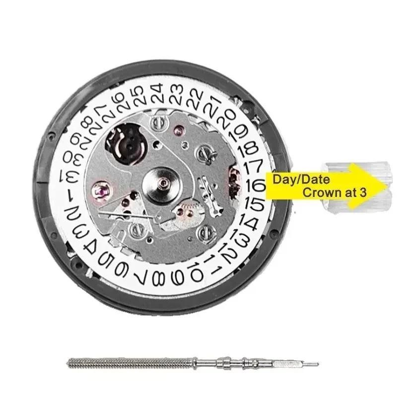 Zx ญี่ปุ่น Nh35 Movement Crown ที่ 3.8 3 6 Nh35A สีดําวันที่อัตโนมัตินาฬิกา Dial Mods ซ่อมช่างซ่อมนาฬิกา