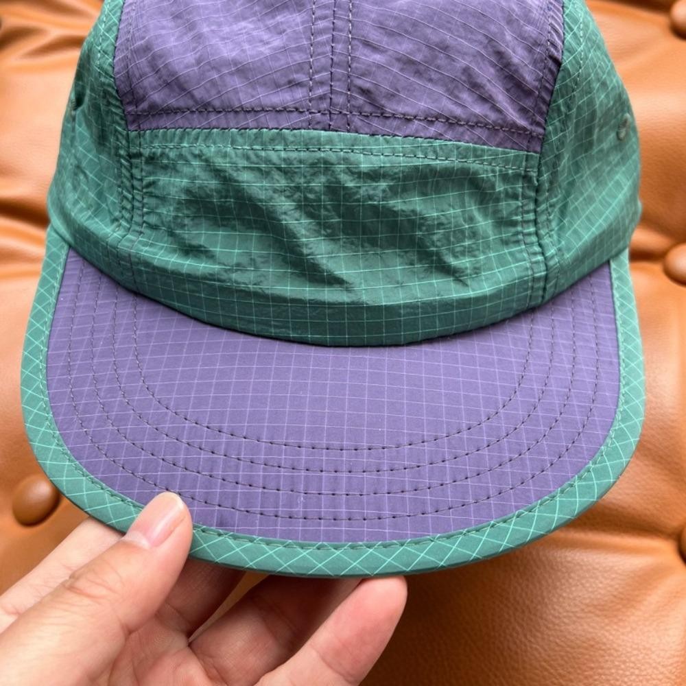 Carnation Splicing หมวกเบสบอล, หมวกบังแดดแห้งเร็วแบบปรับได้, กันน้ํา 5-Panel หมวก Snapback แบบบางสไตล์ญี่ปุ่น - รูปที่ 3