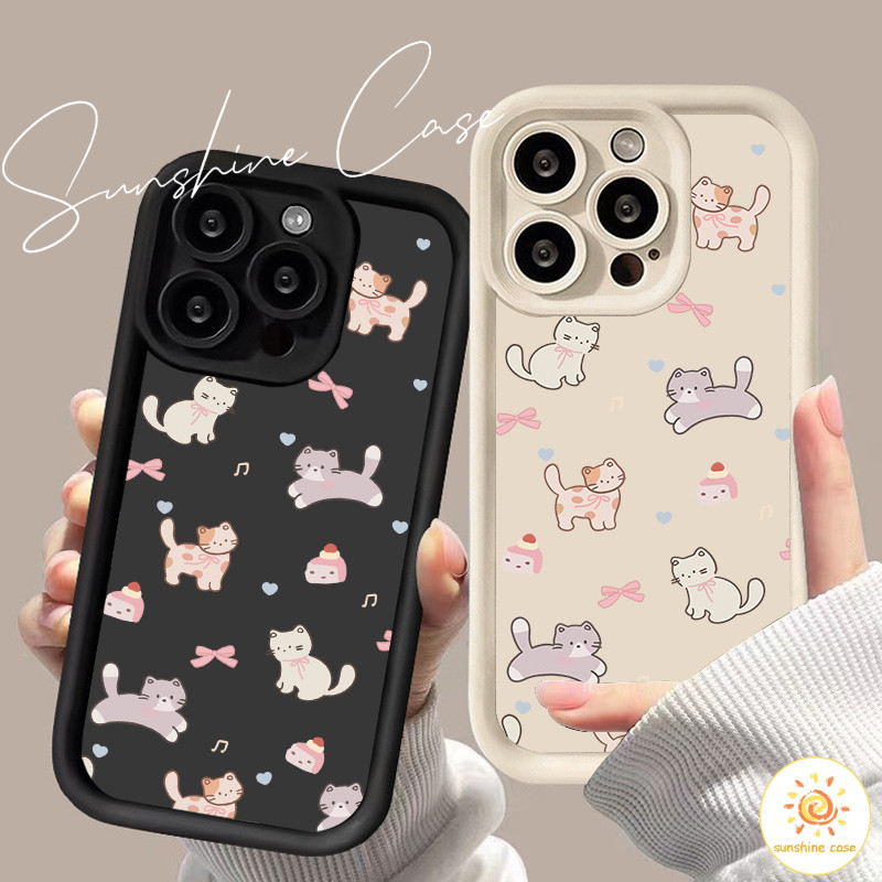 น่ารัก ลูกสุนัข TPU กันกระแทกและกันน้ำ ไอโฟน11 For iPhone12 13 14 16Pro MAX X XS XR XS 7 8Plus SE2020 เคสโทรศัพท์