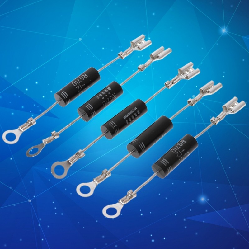 QSJZHY 5 ชิ้นอุปกรณ์เตาอบไมโครเวฟ Unidirectional Diode Rectifier ใหม่