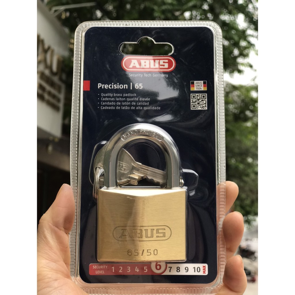 ล็อคป้องกันการตัด กุญแจ ABUS แท้ ABUS65 Series (60mm) - ล็อคโฮกังเยน