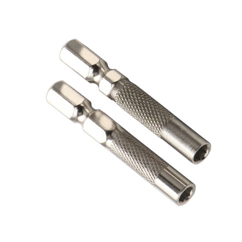Super 2 ชิ้นแม่เหล็ก Hex Bit อะแดปเตอร์ 6 35 มิลลิเมตรถึง 4 มิลลิเมตรไขควงเครื่องมือสําหรับผู้ที่ชื่นชอบ DIY - รูปที่ 2