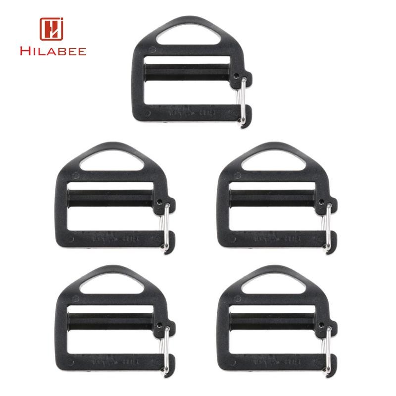 HILABEE 5x Multiuse Slider Adjuster Buckle Camping Hiking