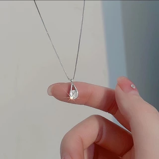 สร้อยคอจี้หยดน้ำ เครื่องประดับแฟชั่นผู้หญิง พร้อมส่ง