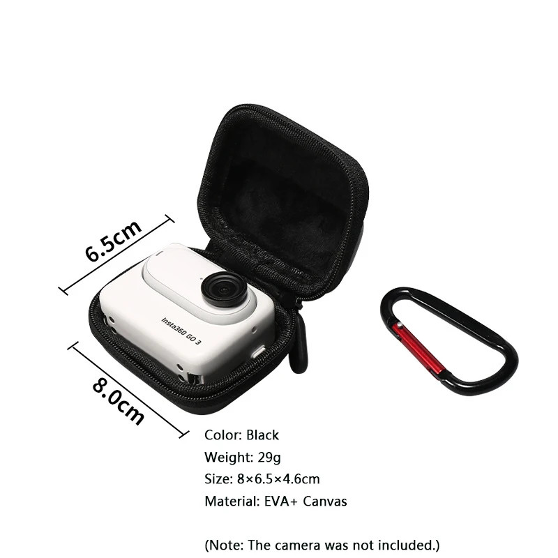 สําหรับ Insta360 GO 3 GO 3S Mini Body กระเป๋าแบบพกพากระเป๋า Action กล้องสําหรับ Insta 360 GO 3S GO 3 อุปกรณ์เสริม