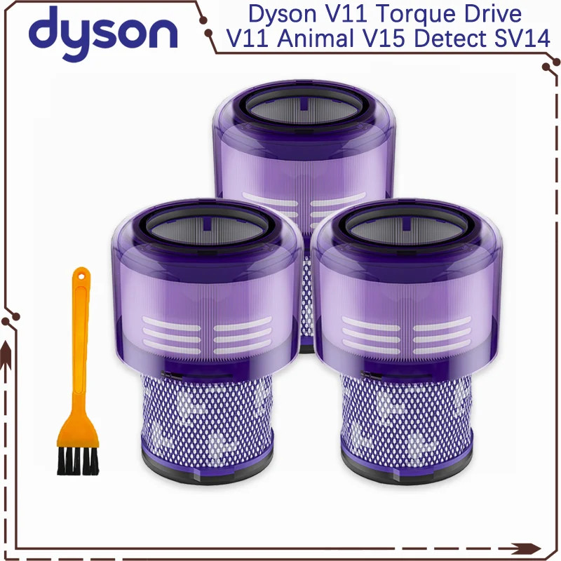 ตัวกรอง HEPA ล้างทําความสะอาดได้สําหรับ dyson V11 V15, ชิ้นส่วนทดแทนเครื่องดูดฝุ่นไร้สายสําหรับ dyson V11