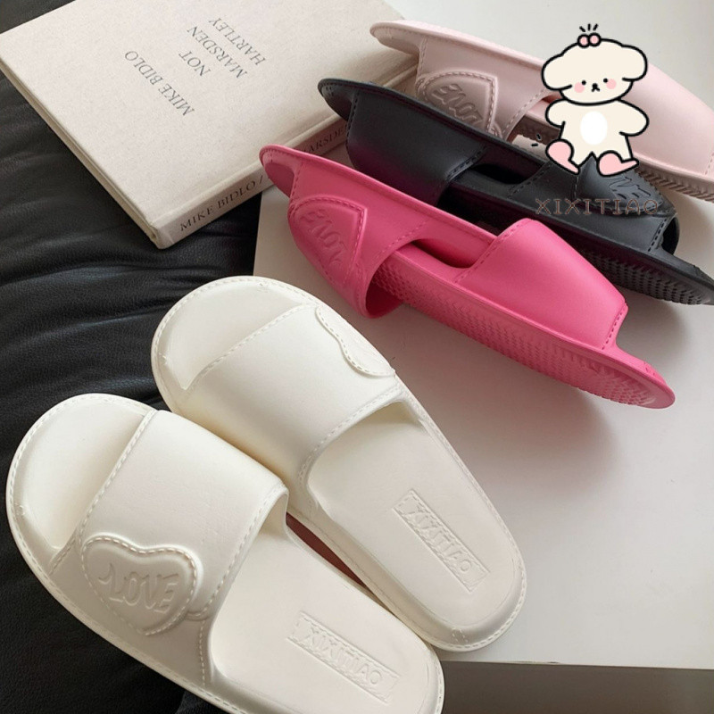 Xixtiao รองเท้าแตะหญิงเกาหลีรุ่นแฟชั่นในร่ม High-End Soft Sole eva ห้องน้ําสบาย