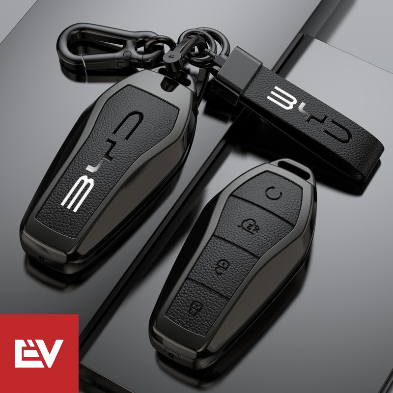 สําหรับฝาครอบกุญแจ BYD เนื้อหนังโลหะผสมสังกะสีสําหรับ [M6(eMAX7)][M9(eMAX9)][ซีล 6][ซีล 7][ซีล 5][ซีล 5][ซีล 5][ซีล 6][SHARK 6][ATTO 3][Dolถัง][นกนางนวล