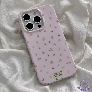 ความรักน่ารักดอกไม้เล็ก ๆ น้อย ๆ นุ่ม เคส IPhone 17 Air 13 11 16 14 15 12 Pro Max 7Plus XS X XR 16 14 8 7 15 Plus SE