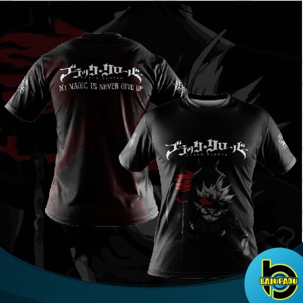 PADU MIKA BC2 - BAJU 4ST4 DEMON BLACK CLOVER คอสเพลย์