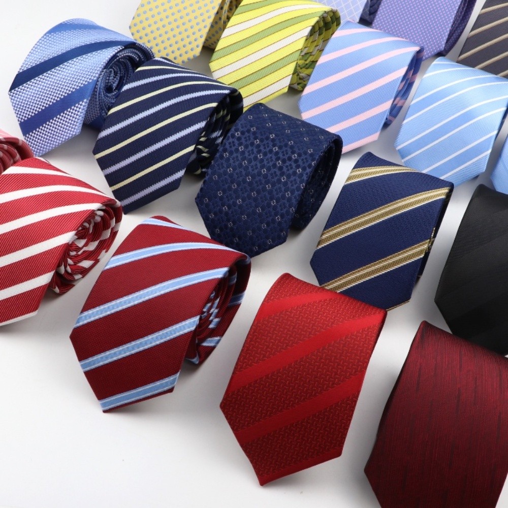 ผู้ชาย 7 ซม.เนคไทลาย Jacquard ธุรกิจเนคไทสวมใส่ทุกวันอุปกรณ์เสริม Ties