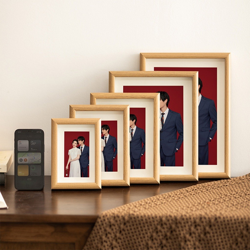 กรอบรูป สำหรับติดผนัง ตั้งโต๊ะ สไตล์มินิมอล ของตกแต่ง 5นิ้ว / 6นิ้ว / 7นิ้ว / 8นิ้ว / A4 - รูปที่ 3