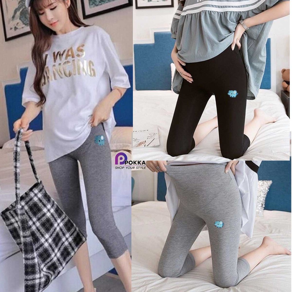 กางเกงเลกกิ้งตั้งครรภ์ รุ่นใหม่ ใส่ได้ทั้งในและนอกบ้าน