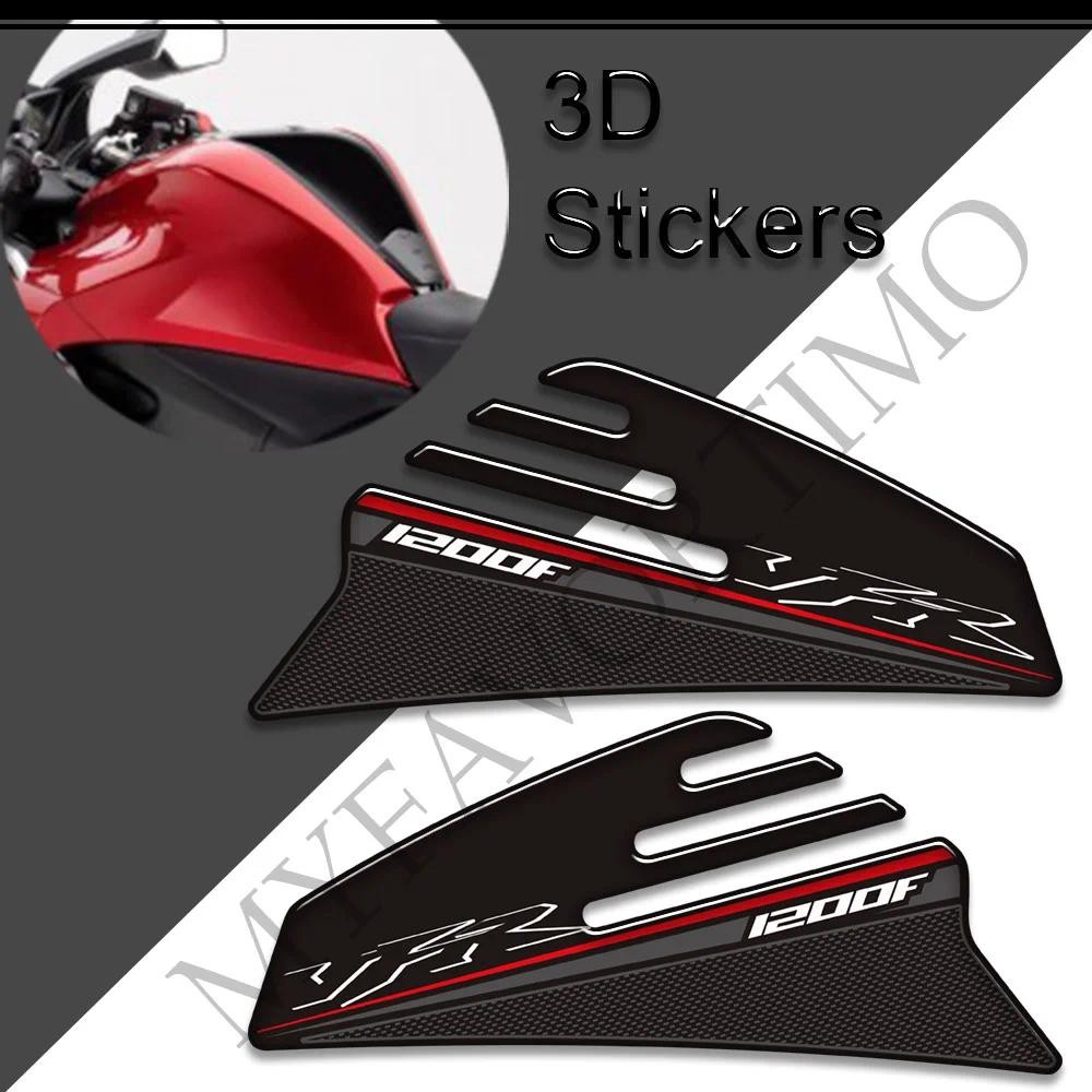 สําหรับ Honda VFR1200F VFR 1200 F รถจักรยานยนต์ Decals สติกเกอร์ถัง Pad Side Grips แก๊สการใช้น้ํามัน