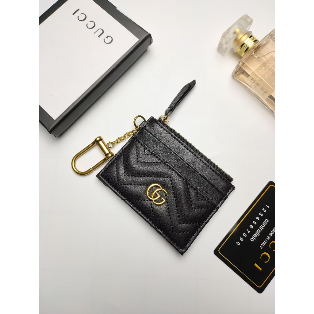ผู้ถือบัตร MARMONT Series Original Order Cowhide Multi-Card Slot พร้อมกล่องของขวัญ GG333333-1031