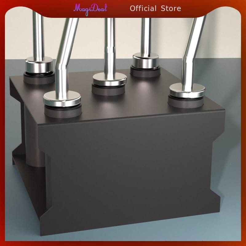 Magideal Barbell Holder 5 Holes Insert Base for Workout Triceps Dumbbell Handles