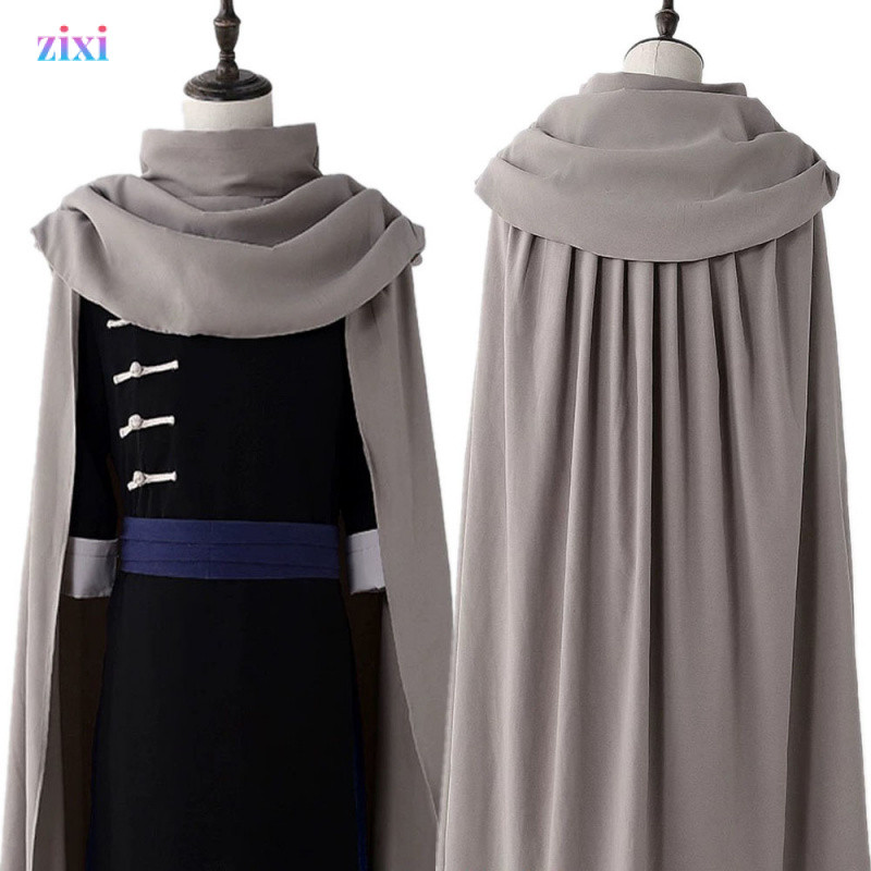 Gintama Cos Night กระต่าย ShenWei คอสเพลย์ Shenle สีดํา Cape เสื้อคลุม สองมิติ ภาพเคลื่อนไหว