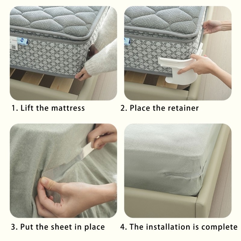ZYHRUKO Pack Of 4 Bed Sheet Strap Bed Sheet Holder For Bed Mattress Size