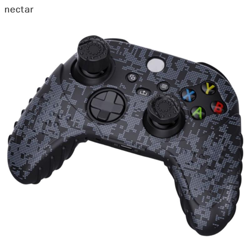 Tar เหมาะสําหรับ XBOX SeriesX/S Controller เคสซิลิโคนไร้สาย Gamepad Controller ลื่นฝาครอบป้องกันหมวก Rocker N