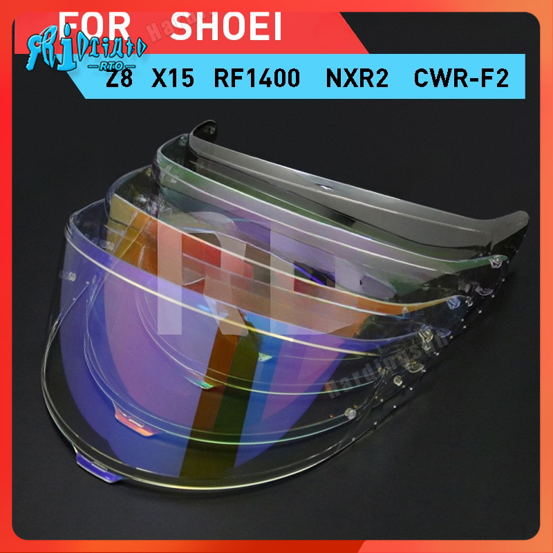 เข้ากันได้กับ SHOEI Z8 X15 Windshield Sun Visor หมวกกันน็อคเลนส์ป้องกันรังสียูวี