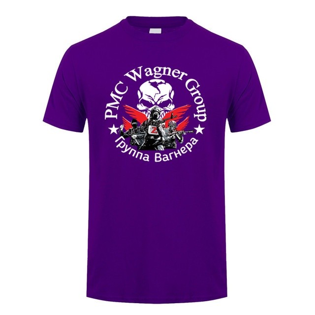 ฤดูร้อนใหม่ PMC Wagner Group พิมพ์ผู้ชายเสื้อยืดขนาดใหญ่