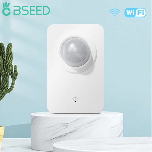 Bseed WIFI เซ็นเซอร์ร่างกายมนุษย์ Smart PIR Motion Sensor และ Light Sensor สําหรับ Home Security และ