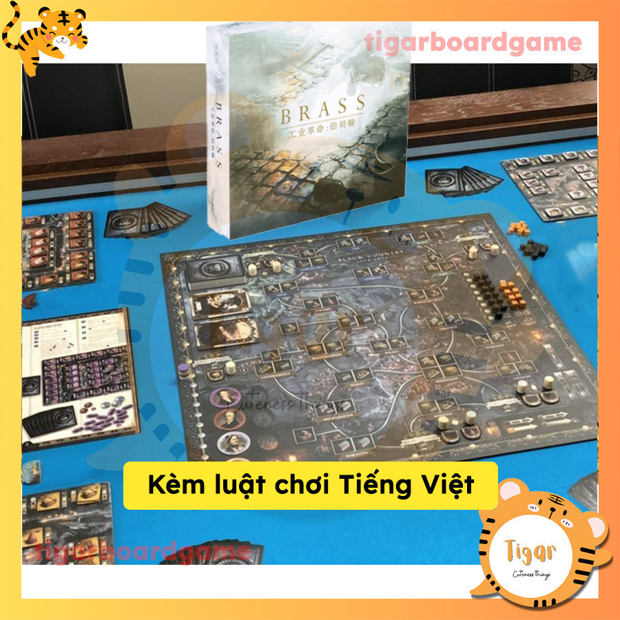 [เวียดนาม] Brass Birmingham Boardgame เวอร์ชั่นภาษาอังกฤษเกมการจัดการการเงิน 1-6590
