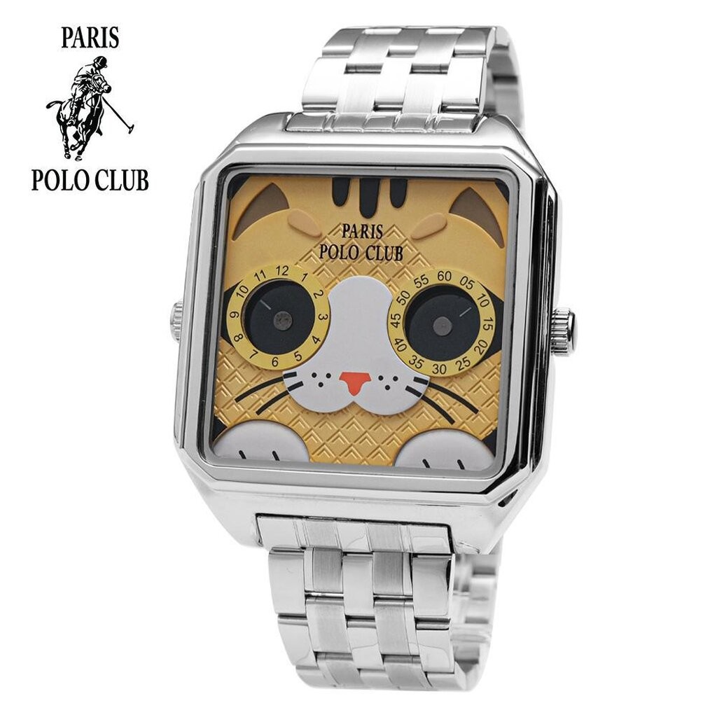 Paris Polo Club PPC-220902 นาฬิกาข้อมือผู้หญิง Paris Polo นาฬิกาปารีส โปโล สุดหรู ประกันศูนย์ไทย1ปีพร้อมสายหนัง 1ชุด