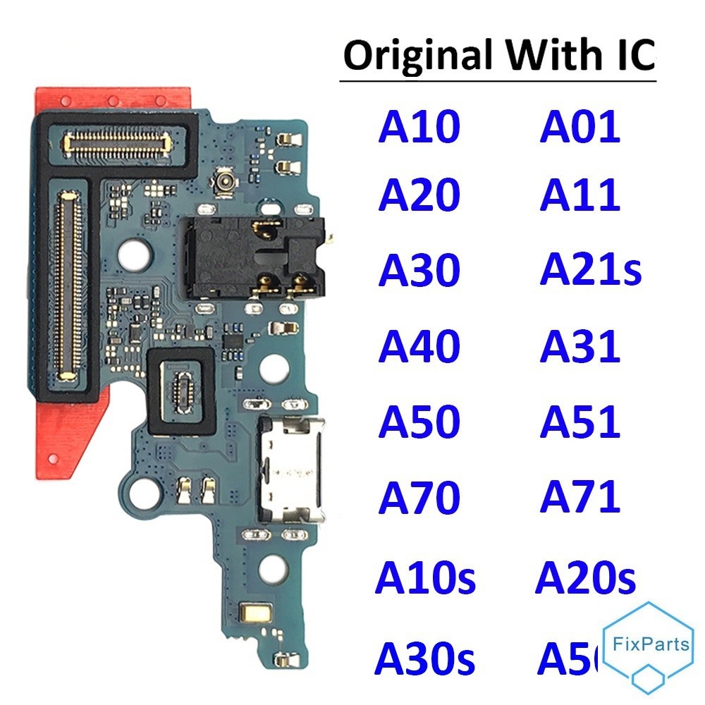 บอร์ดเชื่อมต่อสายชาร์จ USB สายเคเบิลอ่อน สําหรับ Samsung A10 A20 A30 A40 A50 A70 A01 A11 A31 A51 A71 A21s A10s