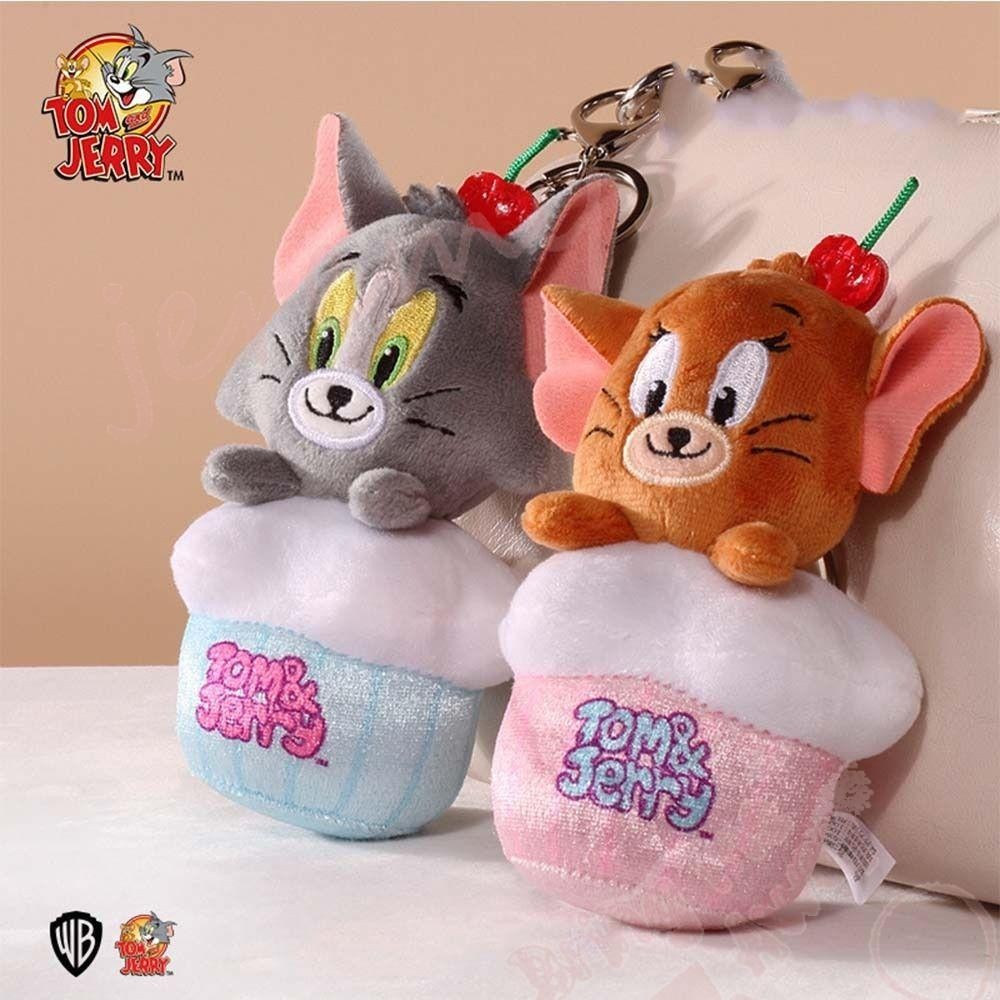 Jeremy1 พวงกุญแจ จี้ตุ๊กตาการ์ตูน Tom and Jerry สไตล์เกาหลี สําหรับเด็ก