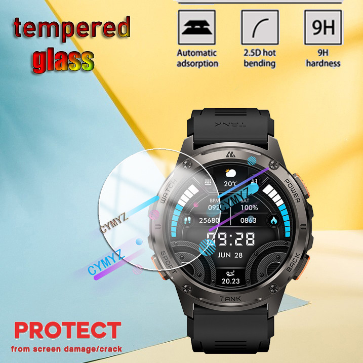 Kospet tank t3 ฟิล์ม 9H กระจกนิรภัย ป้องกันหน้าจอ kospet tank t3 ฟิล์มใส kospet tank t3 ป้องกันหน้าจ