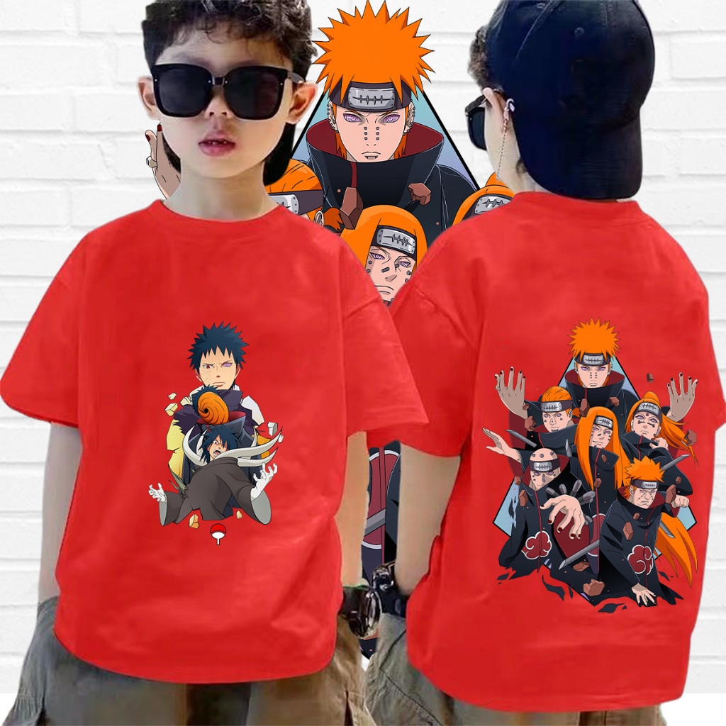 💜 【HOT】 เสื้อนารูโตะ   Itachi Uchiha Naruto T-Shirt เสื้อยืดเด็ก พร้อมส่ง