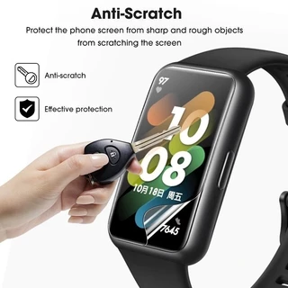 ฟิล์มไฮโดรเจลสําหรับ For Huawei band 11 / 11 Pro / 10 / 9 / 8 / 7 / 6 / 6 Pro ฟิล์มกันรอยแบบเต็มหน้าจอโค้งนุ่มสําหรับ Honor Band 9 7 6 ฟิล์มป้องกัน