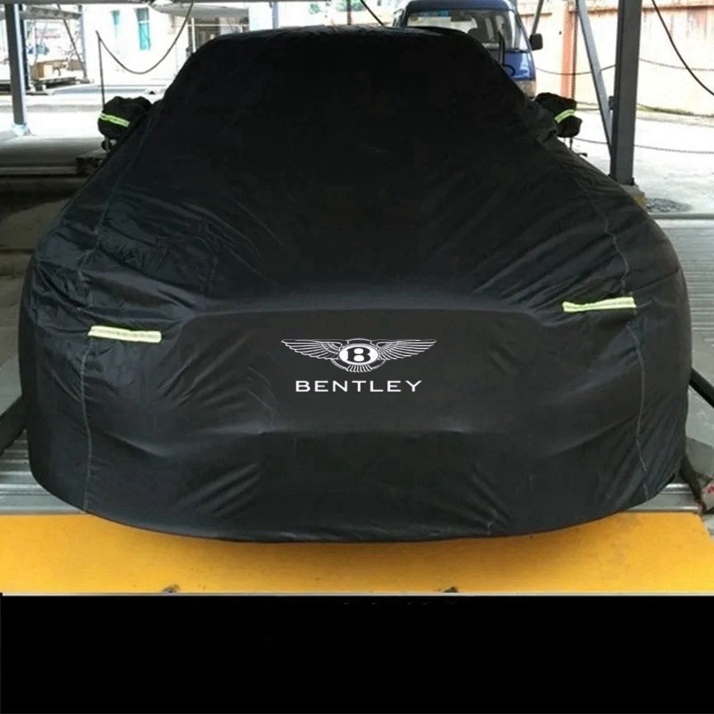 Bentley รถ Four Seasons Universal กันน้ํากลางแจ้งโลโก้รถเต็มรูปแบบ Aganist Anti UV Rain Snow สําหรับ Bentley Flying Spur Continental