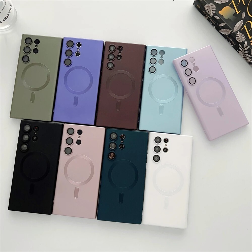 เคสแม่เหล็ก เคสโทรศัพท์ สำหรับ Samsung Galaxy S24 S23 S22 S21 S20 Note 20 Ultra Note 10 Plus S21 S23FE เคสซัมซุงกันกระแท - รูปที่ 7