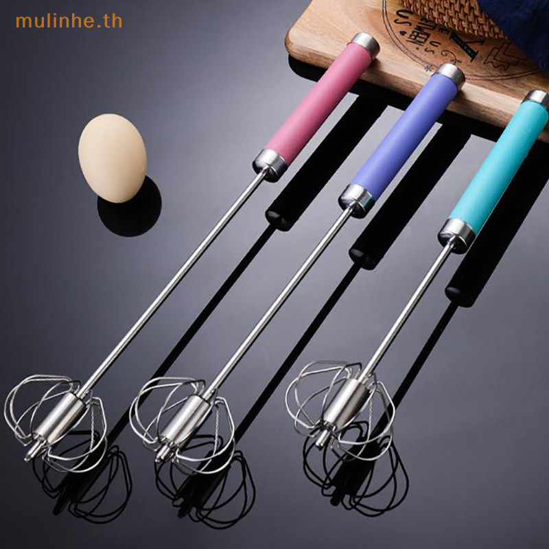 Mulinhe เครื่องตีไข่ สเตนเลส แบบกด กึ่งอัตโนมัติ สําหรับทําเบเกอรี่