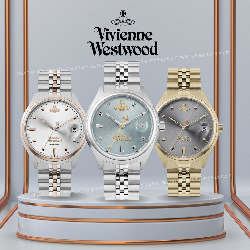 OUTLET WATCH นาฬิกา Vivienne Westwood นาฬิกาข้อมือผู้หญิง นาฬิกาผู้หญิง แบรนด์เนม  Brandname รุ่น VV261SLSR