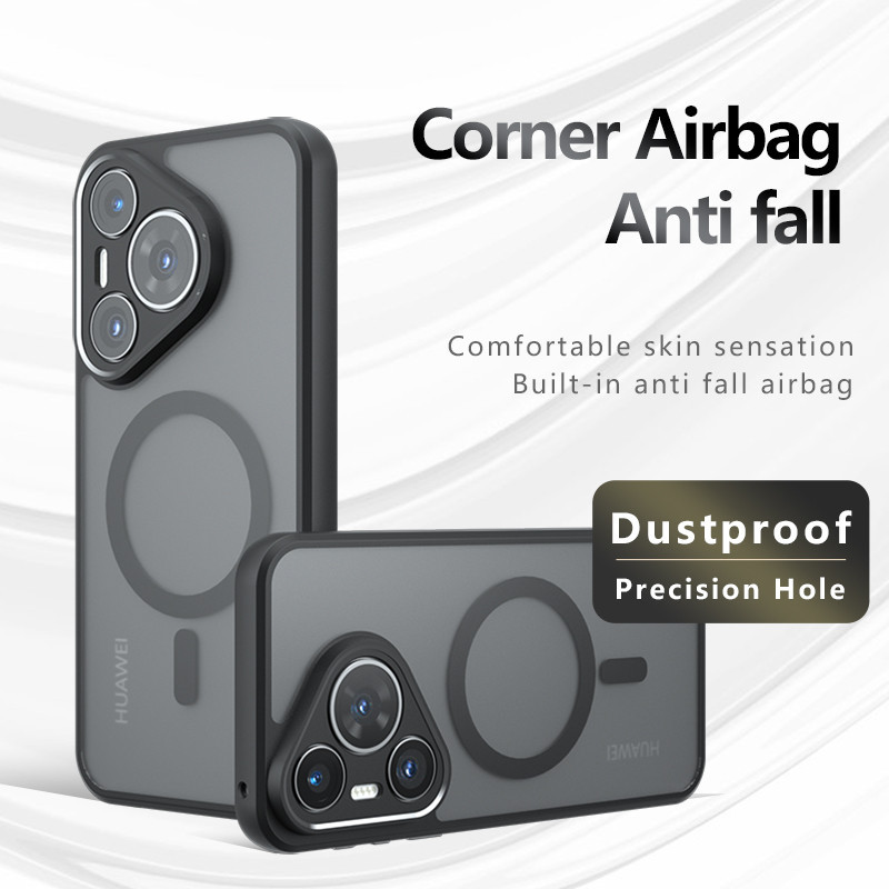 สําหรับ Huawei Pura 70 Pro Plus Ultra Magnetic Matte anti ลายนิ้วมือกันกระแทก TPU Case anti-drop Non Yellowing ฝาหลัง Shell