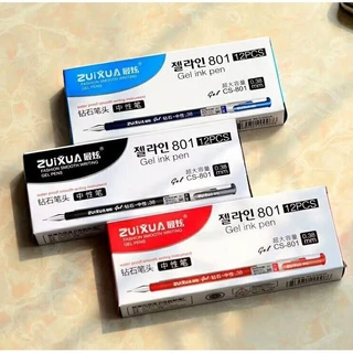 ZUIXUA ปากกาเจล หมึกกันน้ำ S0270 (ต่อแท่ง) แบบปลอก ขนาด0.38มม. อย่างดี มี3สีให้เลือก dealtique