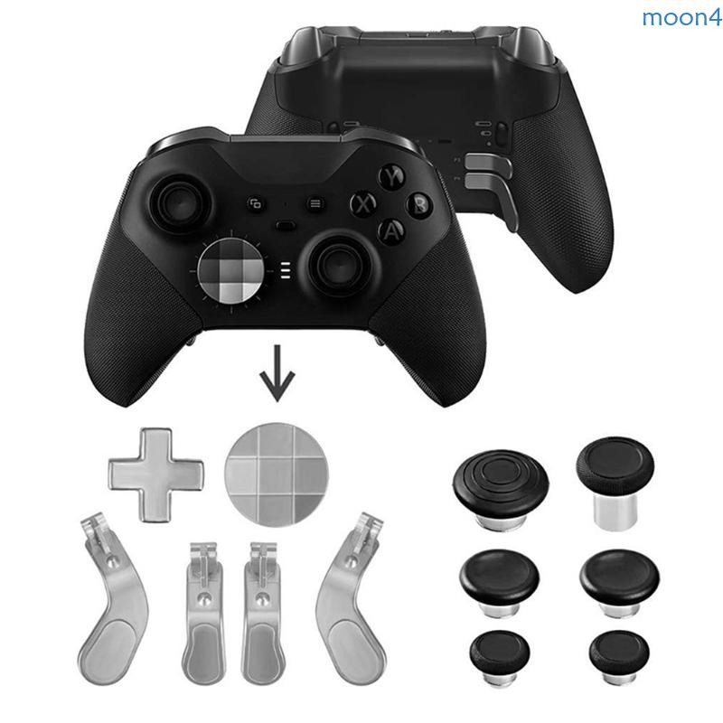 Moon4 ปุ ่ มทดแทนสําหรับ Xbox One Elite Series 2 Controller Rocker Swap Thumb
