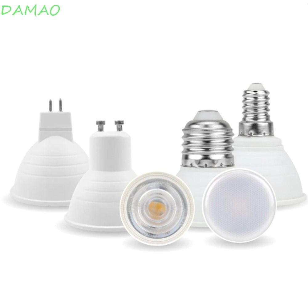 Damao โคมไฟเพดาน 6W 220V Mini LED Spot Light , หลอดไฟ LED วงกลม GU10 E27 E14 MR16 โคมระย ้ าห ้ องนอน