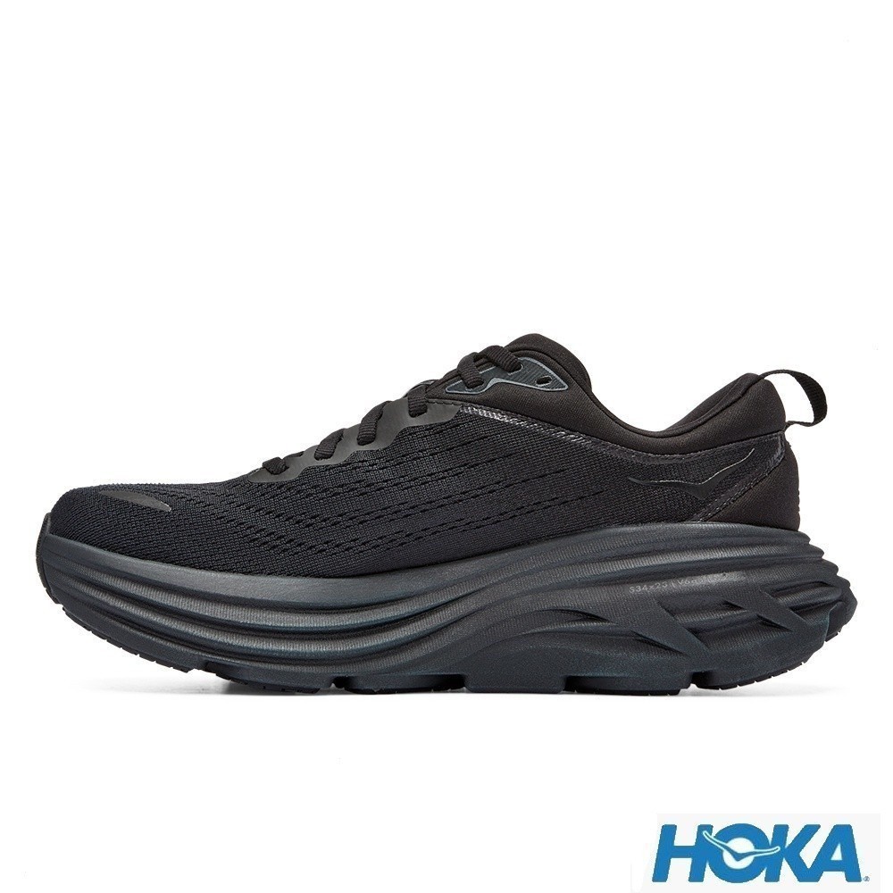 2024hoka Ultra Light Running Shoes one Men Women bondi 8 Wide Last Road Running Shoes All Black