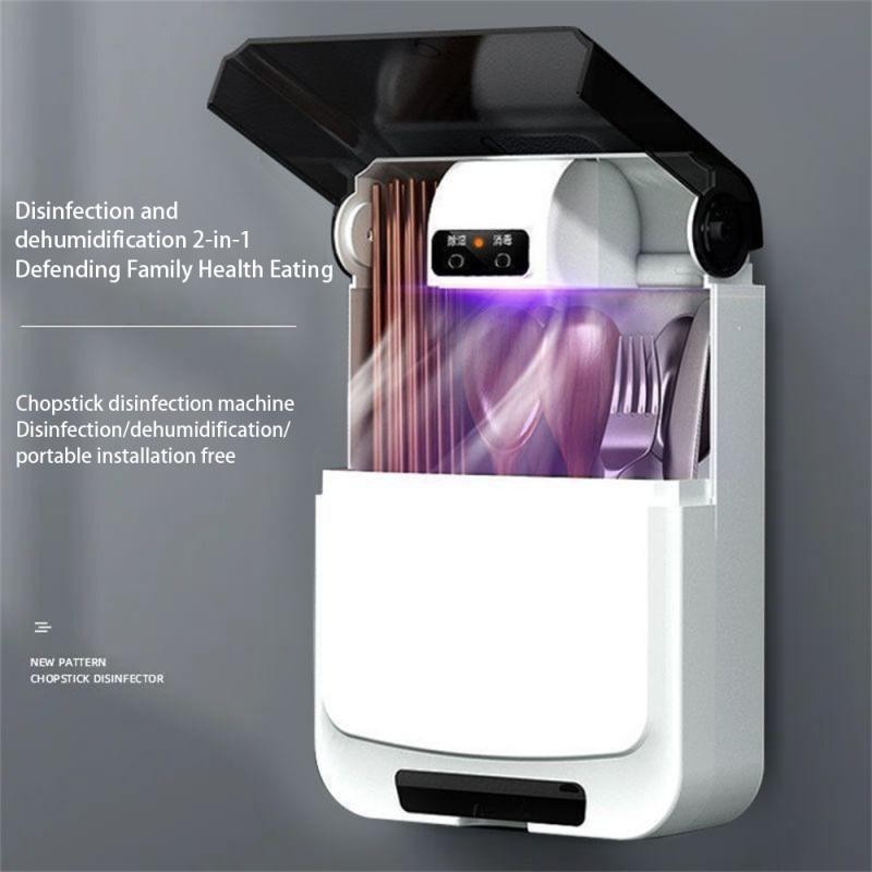 ฆ่าเชื้อ ลดความชื้น การอบแห้งด้วยอากาศ ช่องติดผนัง ตะกร้าตะเกียบ ช้อนส้อม กล่องเก็บของบนโต๊ะอาหาร อุปกรณ์ครัว