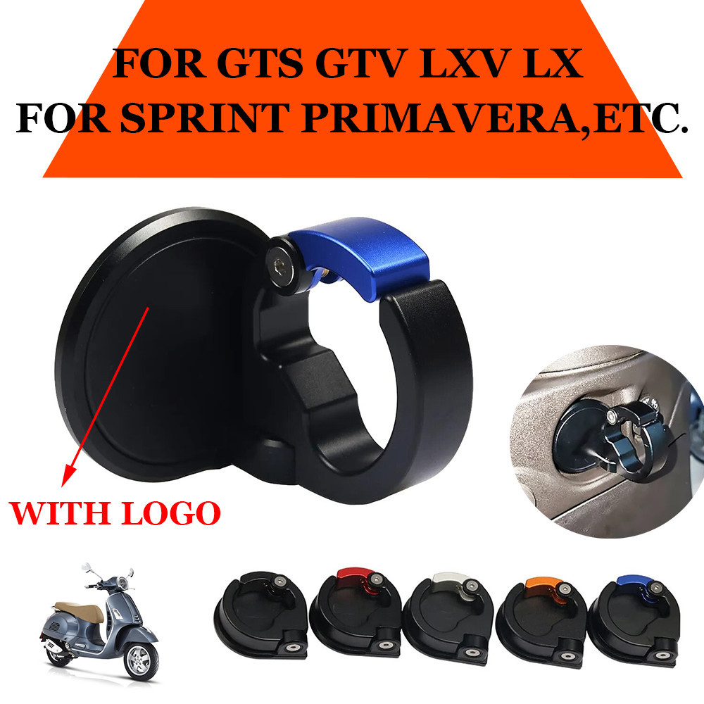 VS CNC Aluminum Foldable Storage Luggage Hook Trip Bag Hanger Helmet Holder For Vespa GTS 300 IE GTS GTV LX LT Scooter A