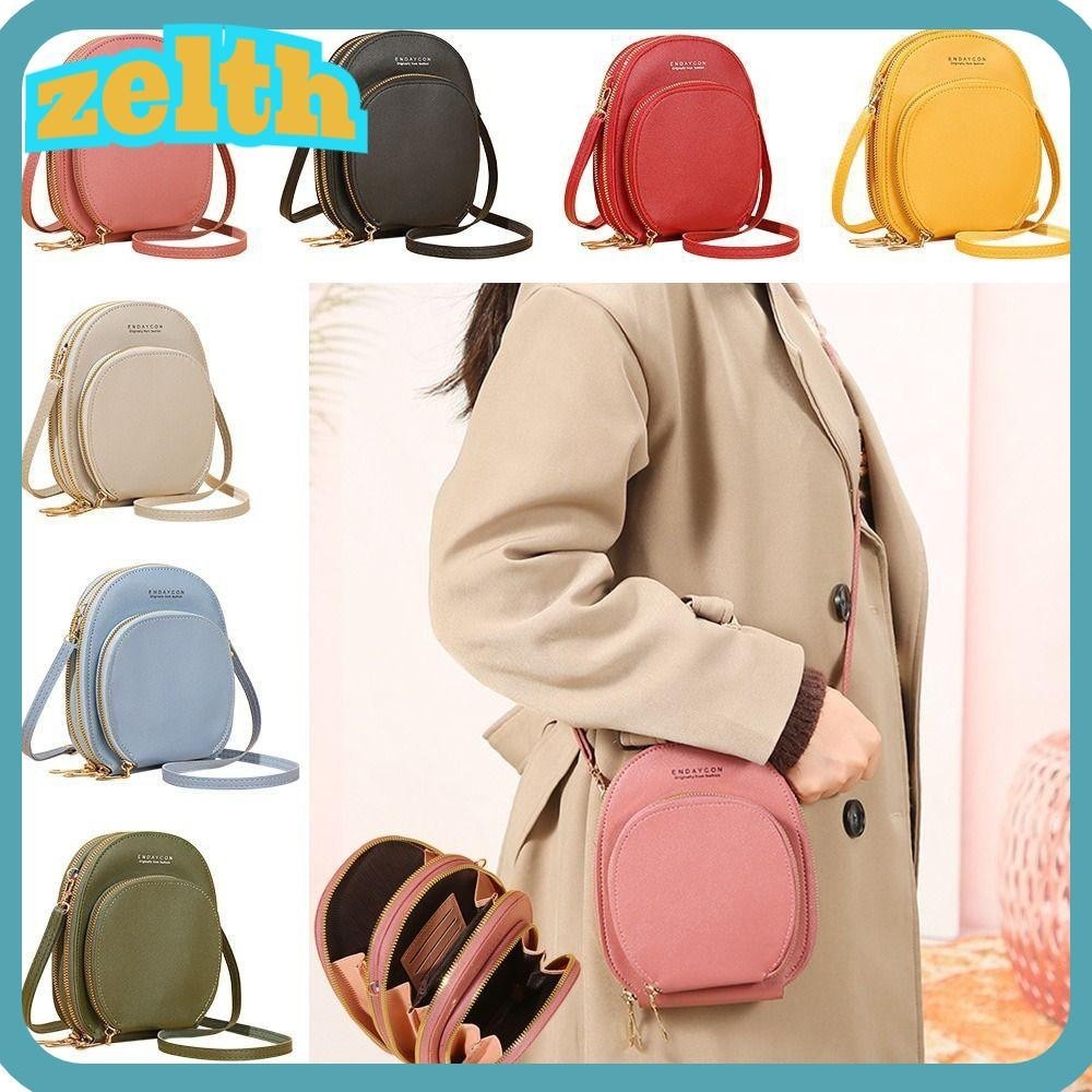 Zelth Cross Bag Women Ladies Smartphone Messenger Bag Phone Bag Storage Bag Crossbody Bags Purse