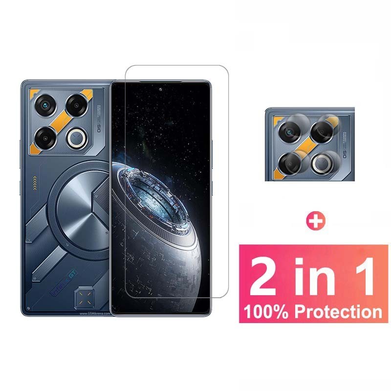 3 in 1 ฟิล์มกระจก สำหรับ Infinix GT 20 10 Pro หมายเหตุ 40 30 ร ้ อน 40 40i 30 Pro Plus 4G 5G กระจกนิรภัยป้องกันหน้าจอ พร้อมตัวป้องกันเลนส์กล้อง
