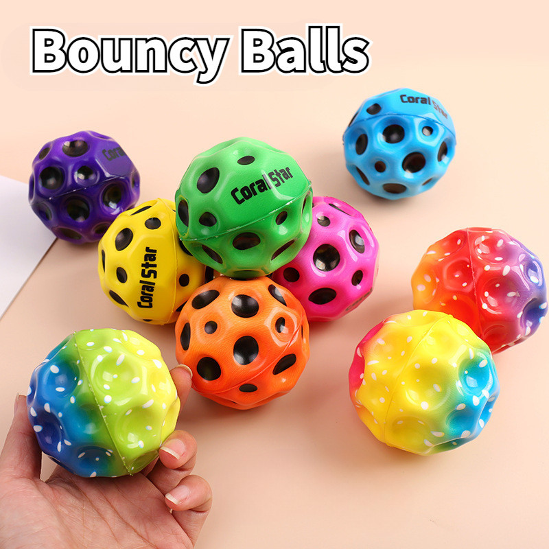ที่มีประโยชน์ Hole Ball เด็กในร่มกลางแจ้งเกมกีฬาของเล่น PU Anti Gravity ความเครียดยาง Bounce Ball 66