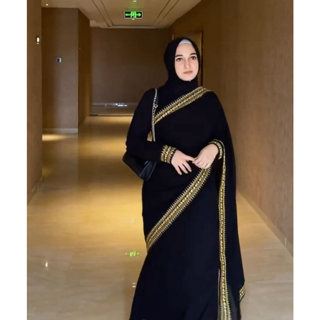 23มุสลิมผู้หญิง & 39;Sเสื้อผ้าอินเดียSari GamisเชิญHathemumah Party Dressesล่าสุดอินเดียGamisหรูหราGamisงานแต่งงานชุดราตรีชุดมุสลิมชุดElegant Party Robes AabayaอินเดียSaria Olshop 1