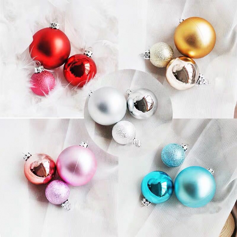 [พร้อมสําหรับการจัดส่ง] 3ชิ้น/เซ็ต ชุดลูกบอลโลหะสีตกแต่งเค้กวันเกิด