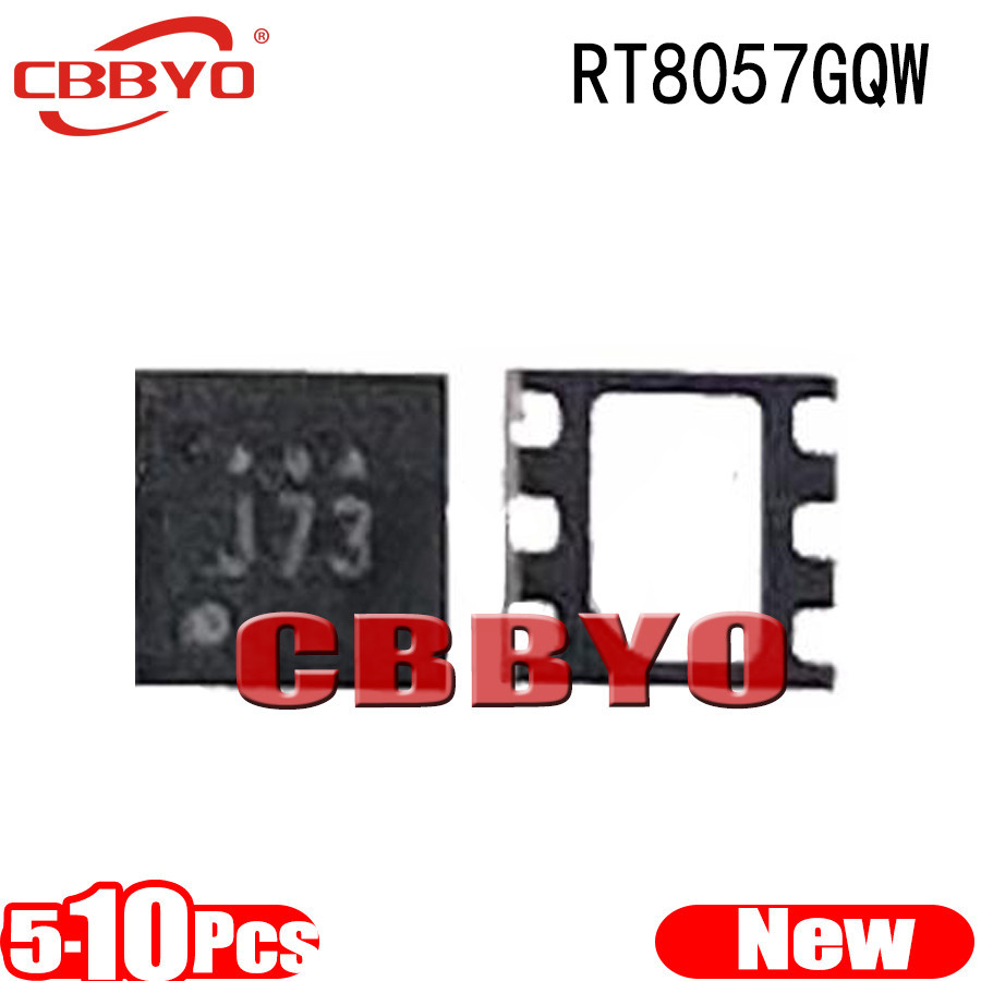 5-10 ชิ้นใหม่ล่าสุด RT8057GQW RT8057 (J73 J7X J7W J7R) QFN-6